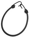 100cm Shock Cord with 2 metal hooks Grey - 10 Pack